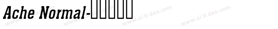 Ache Normal字体转换